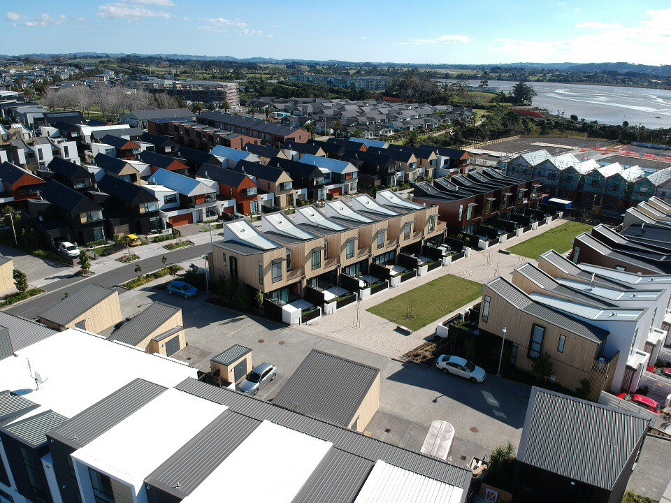 Sunderland terrace development with Fairview aluminium windows
