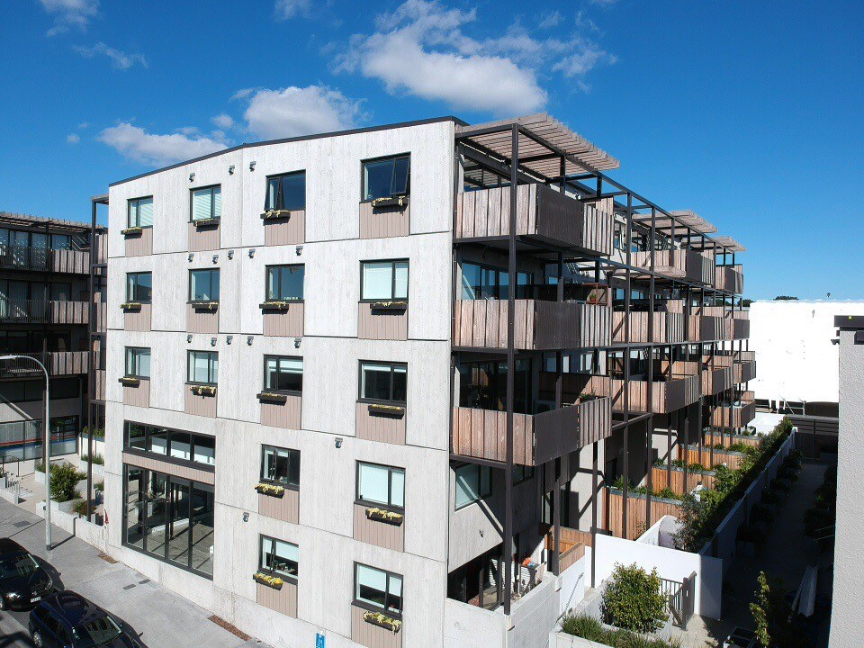 Botanica apartment building with Fairview aluminium windows